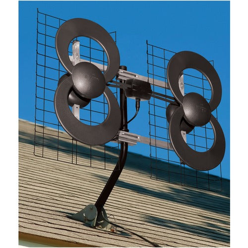 4 Quad-Loop UHF Outdoor Antenna with 20" Mount