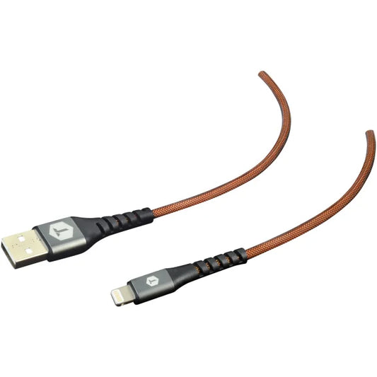 PRO Armor Weave Lightning(R) to USB Cable with Slim Tip, 8-Ft.