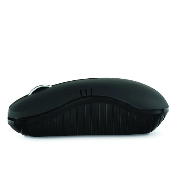 Commuter Series Cordless Optical Computer Mouse, 3 Buttons, 2.4 GHz (Matte Black)