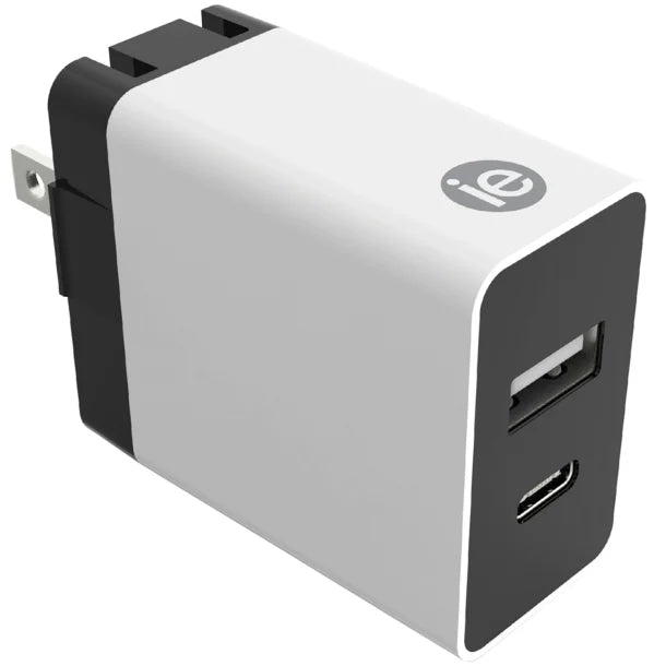 3.4-Amp Dual Port Wall Charger with USB and USB-C(R)