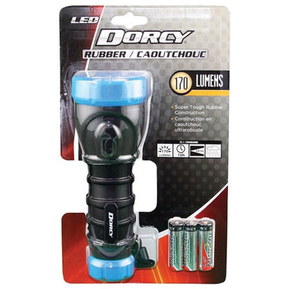 Dorcy 41-2968 180-Lumen LED TPE Rubber Flashlight