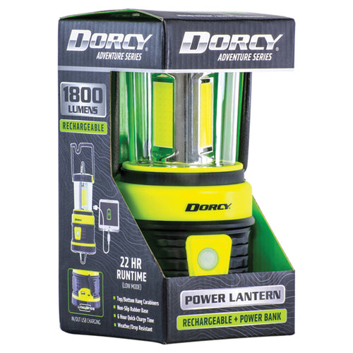 Dorcy 41-3125 1,800-Lumen Rechargeable Adventure Lantern