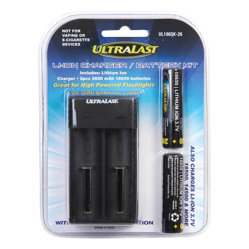 Lithium Ion Charger/Batteries Combo Kit