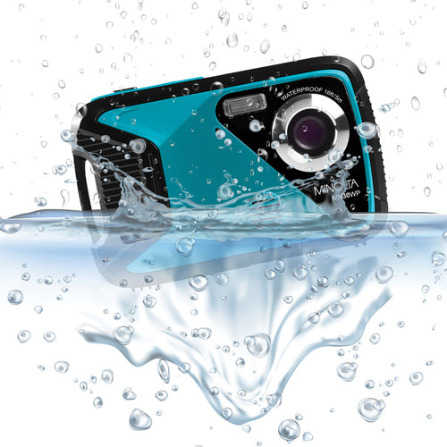 MN30WP Waterproof 4x Digital Zoom 21 MP/1080p Digital Camera (Teal)