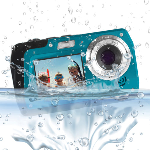 48.0-Megapixel Waterproof Digital Camera (Blue)