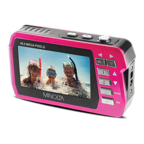 48.0-Megapixel Waterproof Digital Camera (Pink)