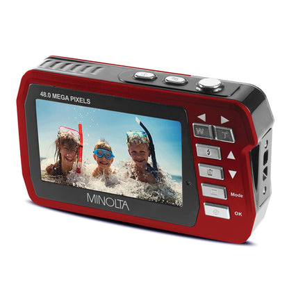 48.0-Megapixel Waterproof Digital Camera (Red)