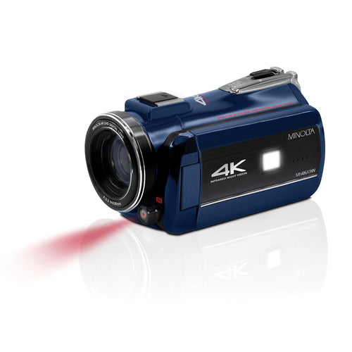 4K Ultra HD 16x Digital Zoom IR Night Vision Video Camcorder (Blue)