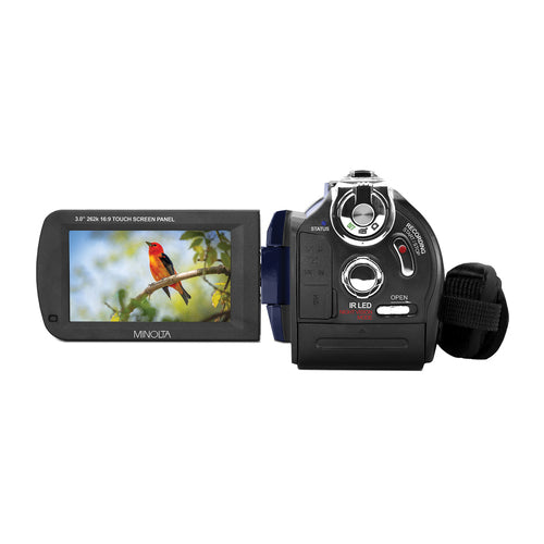 4K Ultra HD 16x Digital Zoom IR Night Vision Video Camcorder (Blue)