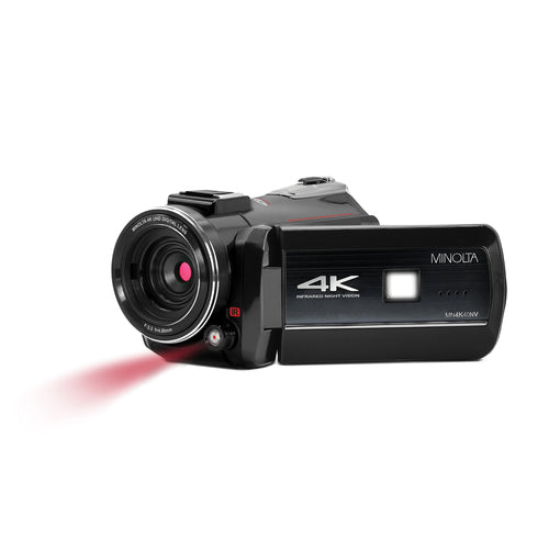 4K Ultra HD 16x Digital Zoom IR Night Vision Video Camcorder (Black)