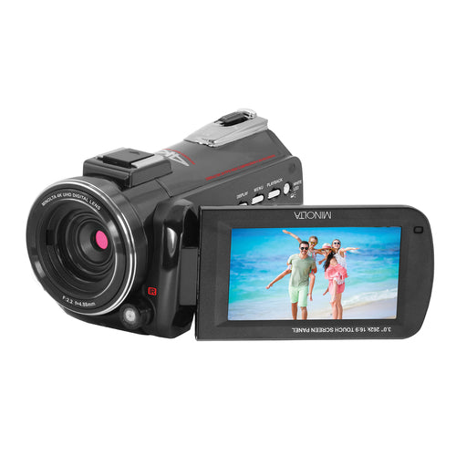 4K Ultra HD 16x Digital Zoom IR Night Vision Video Camcorder (Black)