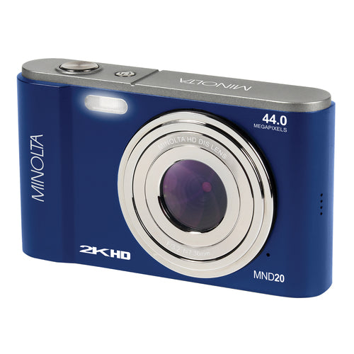 MND20 16x Digital Zoom 44 MP/2.7K Ultra HD Digital Camera (Blue)