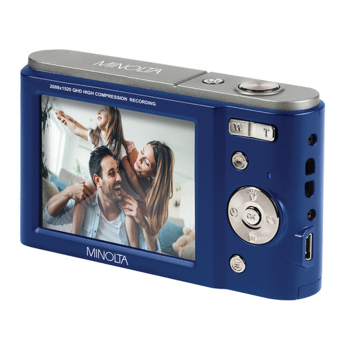 MND20 16x Digital Zoom 44 MP/2.7K Ultra HD Digital Camera (Blue)