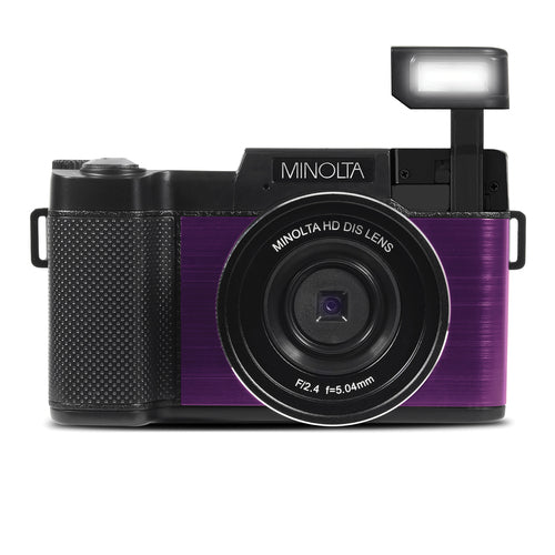 MND30 4x Digital Zoom 30 MP/2.7K Quad HD Digital Camera (Purple)