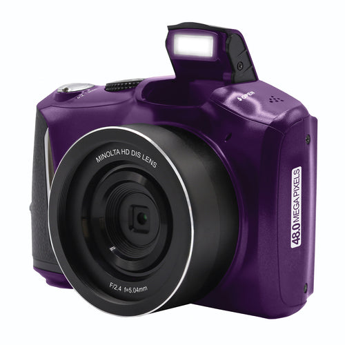 MND50 16x Digital Zoom 48 MP/4K Ultra HD Digital Camera (Purple)