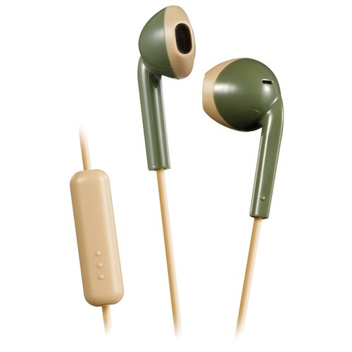 Retro In-Ear Wired Earbuds with Microphone