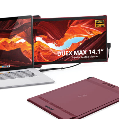 MP DUEX Max 14.1-In. Slide-out Display for Laptops, Red