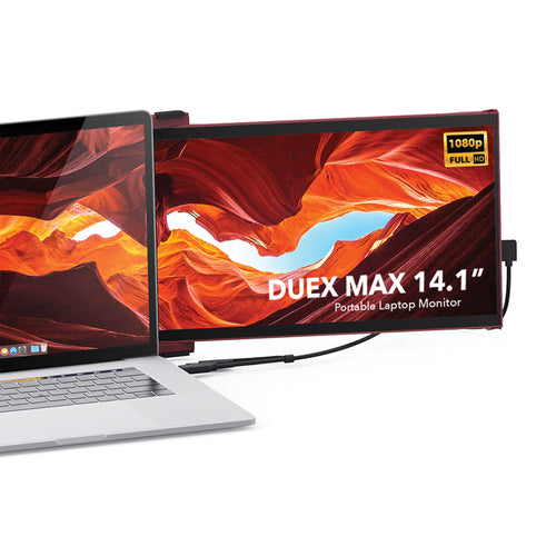 MP DUEX Max 14.1-In. Slide-out Display for Laptops, Red