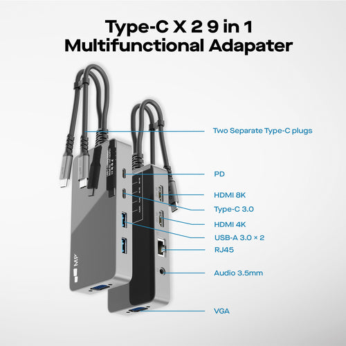 MP 9-in-1 USB-C Hub