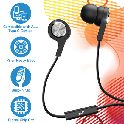 Sync Up Type-C(R) Wired Earbuds with Microphone