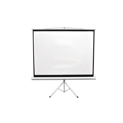 Floor-Standing Portable Tripod Manual Projector Screen (84-Inch)