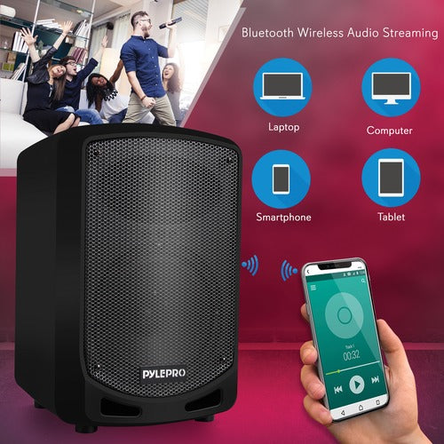 Pyle Compact and Portable Bluetooth® PA Speaker