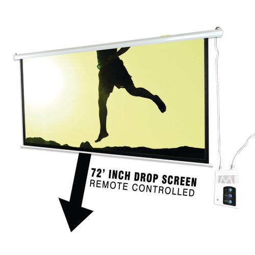 Motorized Projector Screen (72")