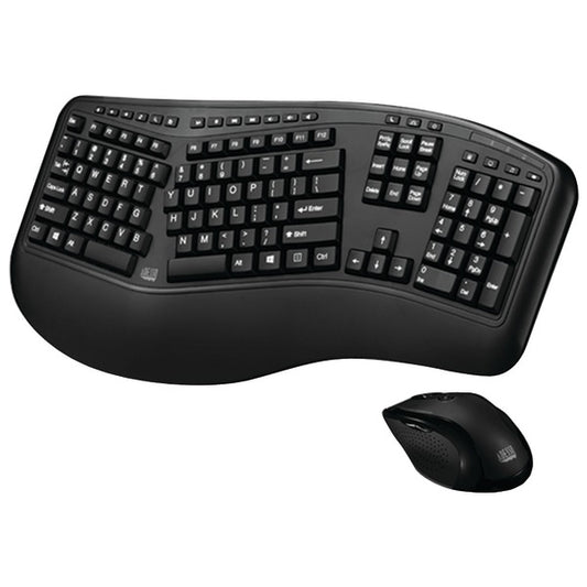 1500 Wireless Ergonomic Keyboard & Laser Mouse