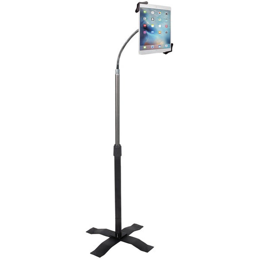 Height-Adjustable Gooseneck Floor Stand for 7-In. to 13-In. Tablets