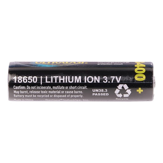 3,400 mAh 18650 Retail Blister-Carded Batteries (Single Pack)