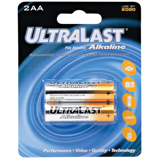 Alkaline Batteries, 2 pk