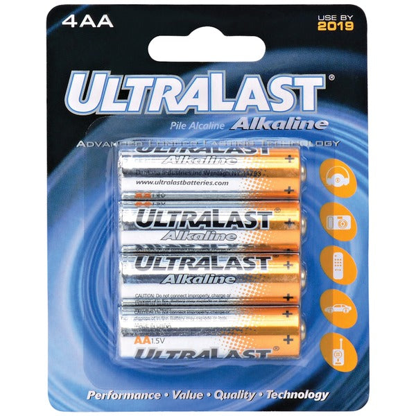 Alkaline Batteries, 4 pk