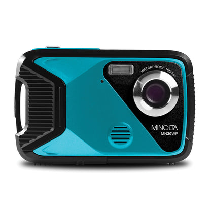 MN30WP Waterproof 4x Digital Zoom 21 MP/1080p Digital Camera (Teal)