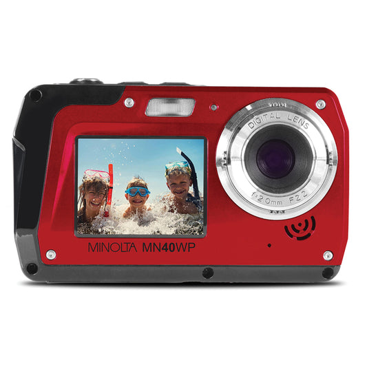48.0-Megapixel Waterproof Digital Camera (Red)