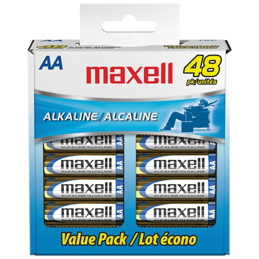 AA Alkaline Batteries (48 Pack)