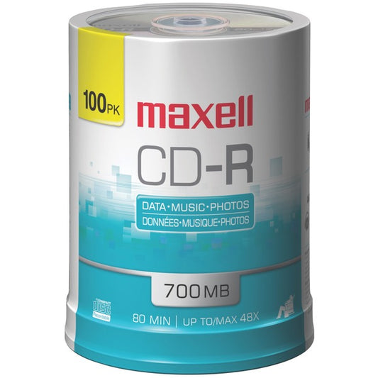 CD-R 48x 700 MB/80-Minute Blank Discs on Spindle (100 Count)