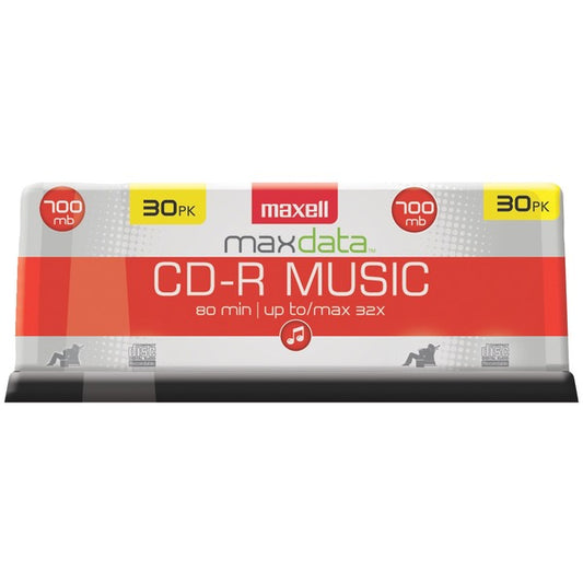 CD-R Music 32x 80-Minute Blank Discs on Spindle (30 Count)