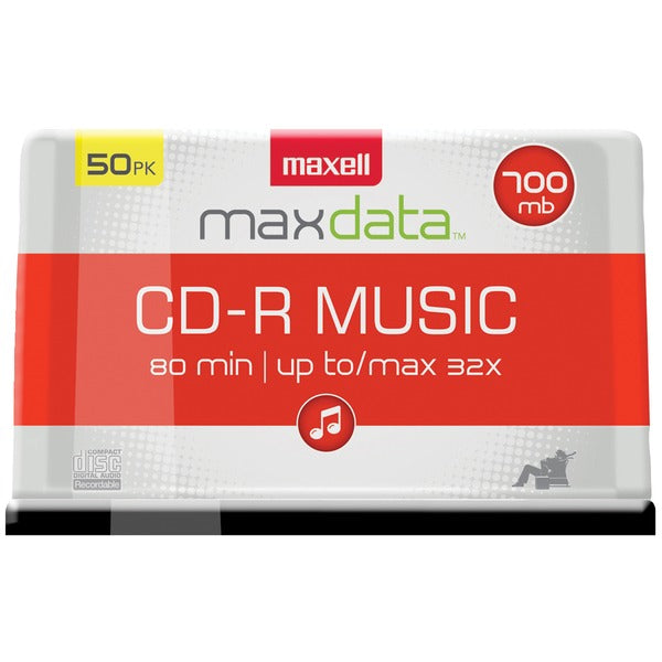 CD-R Music 32x 80-Minute Blank Discs on Spindle (50 Count)