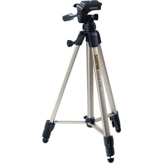 Tripod with 3-Way Pan Head (6601UT, 59 in. Extended Height, 8-Pound Capacity)